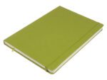 Schetsboek Kangaro A4 lime green PU HC 80 vel 140gr roomwit met elastiek en lint