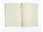 Schetsboek Kangaro A4 lime green PU HC 80 vel 140gr roomwit met elastiek en lint