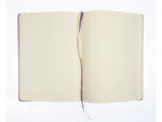 Schetsboek Kangaro A4 purple heart PU HC 80 vel 140gr       roomwit met elastiek en lint