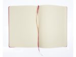 Schetsboek Kangaro A4 ruby PU HC 80 vel 140gr roomwit met   elastiek en lint