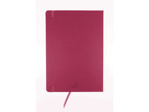 Schetsboek Kangaro A4 ruby PU HC 80 vel 140gr roomwit met   elastiek en lint