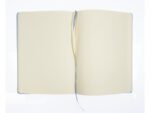 Schetsboek Kangaro A4 sky blue PU HC 80 vel 140gr roomwit   met elastiek en lint