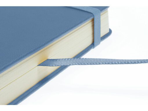 Schetsboek Kangaro A4 sky blue PU HC 80 vel 140gr roomwit   met elastiek en lint