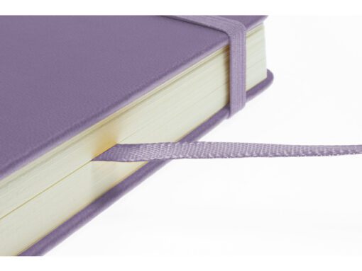 Schetsboek Kangaro A5 landscape heather purple PU HC 80 vel 140gr roomwit met elastiek en lint