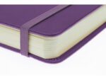 Schetsboek Kangaro A5 landscape purple heart PU HC 80 vel   140gr roomwit met elastiek en lint