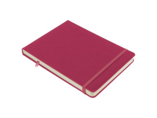 Schetsboek Kangaro A5 landscape ruby PU HC 80 vel 140gr     roomwit met elastiek en lint