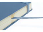 Schetsboek Kangaro A5 landscape sky blue PU HC 80 vel 140gr roomwit met elastiek en lint