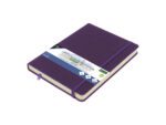 Schetsboek Kangaro A5 purple heart PU HC 80 vel 140gr       roomwit met elastiek en lint