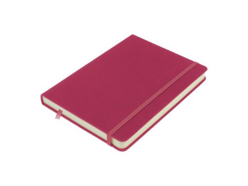 Schetsboek Kangaro A5 ruby PU HC 80 vel 140gr roomwit met   elastiek en lint