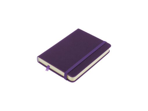 Schetsboek Kangaro A6 purple heart PU HC 80 vel 140gr       roomwit met elastiek en lint