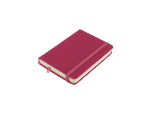 Schetsboek Kangaro A6 ruby PU HC 80 vel 140gr roomwit met   elastiek en lint