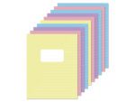 Schrift Kangaro A5 lijn pastel assorti kleuren pak a 10     stuks