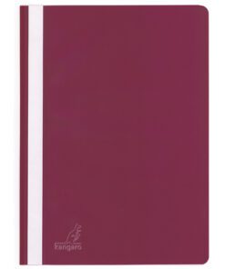 Snelhechtermap Kangaro A4 PP cerise, krimp á 25 stuks