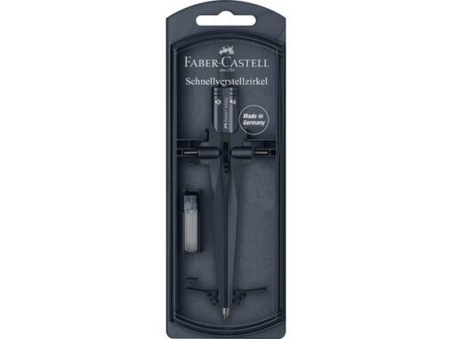 Snelverstelpasser Faber-Castell Stream display ass. kleuren diepblauw, glanzend roze.