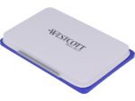 Stempelkussen Westcott No 2 blauwe inkt, navulbaar