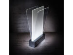 Tafelstandaard Sigel LED 2-zijdige presentatie A6           116x192x46mm glashelder acryl