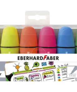 Tekstmarker Eberhard Faber mini neon etui 6 stuks