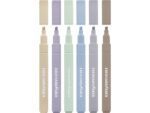 Tekstmarker Eberhard Faber natural 6st. vierkant in etui