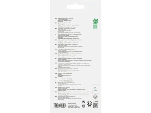 Tekstmarker Faber-Castell 48 8 stuks 3xgeel, oranje, rood,  groen, roze, groen in karton etui