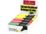 Tekstmarker Faber-Castell TXTLNR mini 10st. assorti neon    karton display