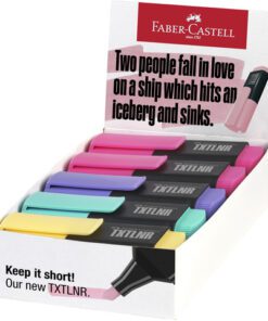 Tekstmarker Faber-Castell TXTLNR mini 10st. assorti pastel  karton display B
