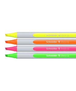 kopieer- en faxpapier is de Shine-Up zeer veelzijdig. De ergonomische driehoekige houder vermindert vermoeidheid van de hand. Etui met 4 kleuren: groen