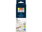 Tekstmarker Schneider Shine-Up etui assorti 4 stuks