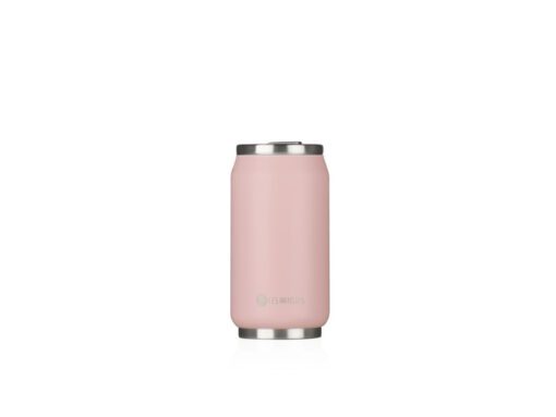 Thermosbeker Les Artistes Paris blik 280ml Pink met         geïntegreerd rietje