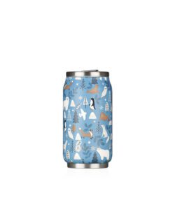 Thermosbeker Les Artistes Paris blik 280ml Polar met        geïntegreerd rietje