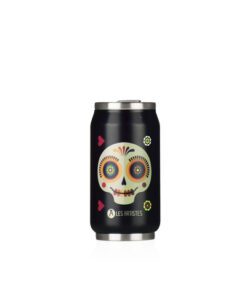 Thermosbeker Les Artistes Paris blik 280ml Sugar Skull met  geïntegreerd rietje