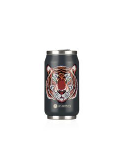 Thermosbeker Les Artistes Paris blik 280ml Tiger met        geïntegreerd rietje