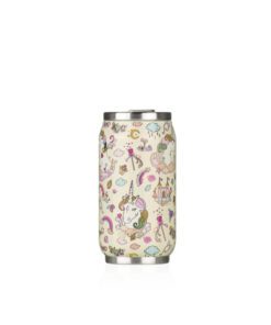 Thermosbeker Les Artistes Paris blik 280ml Unicorn Ivory    met geïntegreerd rietje