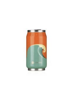 Thermosbeker Les Artistes Paris blik 280ml Wave met         geintegreerd rietje