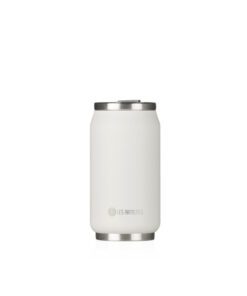 Thermosbeker Les Artistes Paris blik 280ml White met        geïntegreerd rietje