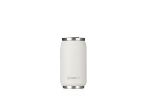 Thermosbeker Les Artistes Paris blik 280ml White met        geïntegreerd rietje