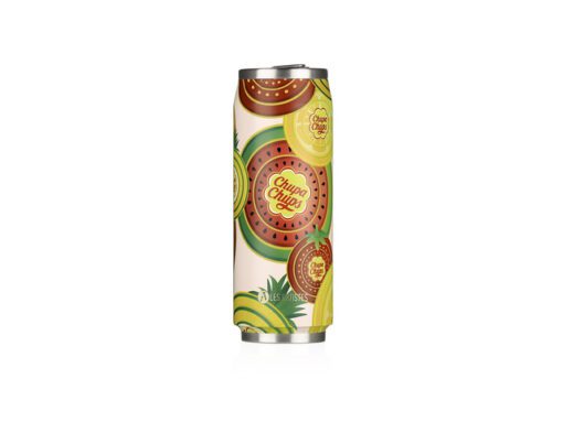 Thermosbeker Les Artistes Paris blik 500ml Chupa Fruit met  geïntegreerd rietje