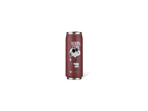 Thermosbeker Les Artistes Paris blik 500ml Cool Snoopy met  geïntegreerd rietje