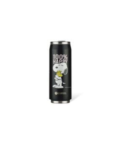 Thermosbeker Les Artistes Paris blik 500ml Happy Snoopy met geïntegreerd rietje