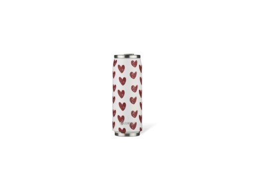 Thermosbeker Les Artistes Paris blik 500ml Heart met        geïntegreerd rietje