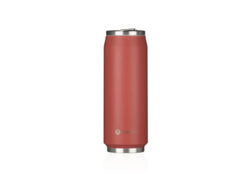 Thermosbeker Les Artistes Paris blik 500ml Red met          geïntegreerd rietje