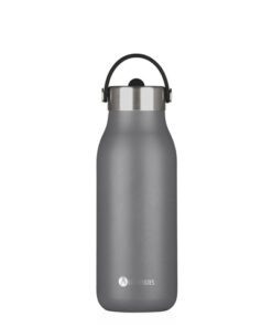 Thermosfles 2.0 Les Artistes Paris 1000ml Grey met          geïntegreerd rietje