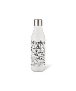 Thermosfles Les Artistes Paris 500ml DIY creatieve set Dino incl 6 markers