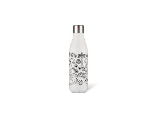 Thermosfles Les Artistes Paris 500ml DIY creatieve set Dino incl 6 markers