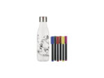 Thermosfles Les Artistes Paris 500ml DIY creatieve set      Snoopy incl 6 markers