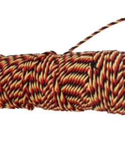 Touw Kangaro katoen 50 grams 50 meter zwart/geel/rood