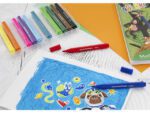 Viltstiften Eberhard Faber Jumbo 2mm 12 kleuren in          kunststof etui