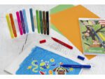 Viltstiften Eberhard Faber Jumbo 2mm 12 kleuren in          kunststof etui