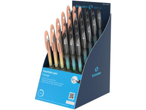 Vulpen Schneider Voyage display 30st EN met gratis 1x       S-166100 1x S-6603