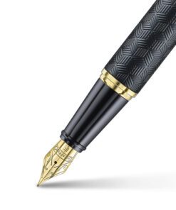 gestructureerd profiel en uitmuntende schrijfprestaties en overbrugt moedig de werelden van het traditionele en het onverwachte. De wereldwijd erkende witte Sheaffer stip
