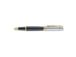 Vulpen Sheaffer 300 E9347 F Engraved matt black shiny       chrome cap